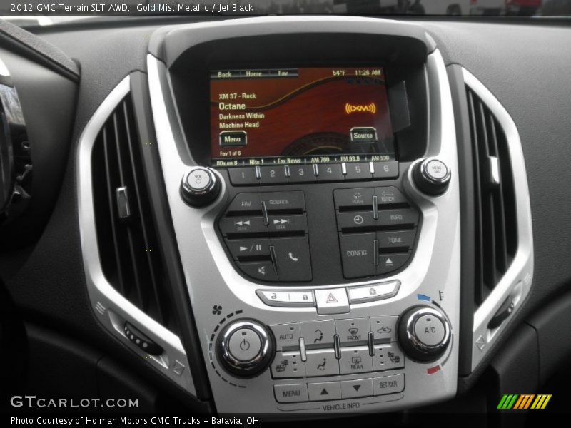 Gold Mist Metallic / Jet Black 2012 GMC Terrain SLT AWD