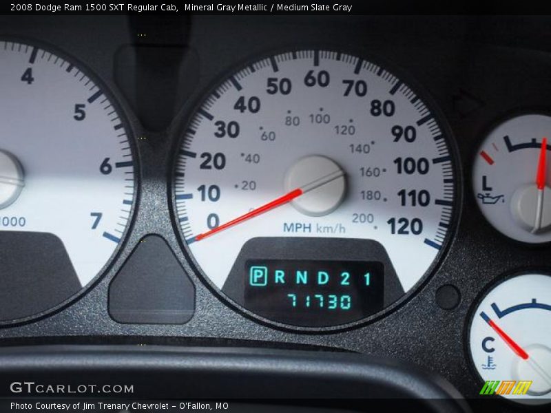 Mineral Gray Metallic / Medium Slate Gray 2008 Dodge Ram 1500 SXT Regular Cab