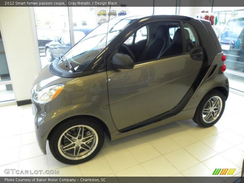Gray Metallic / Design Black 2012 Smart fortwo passion coupe