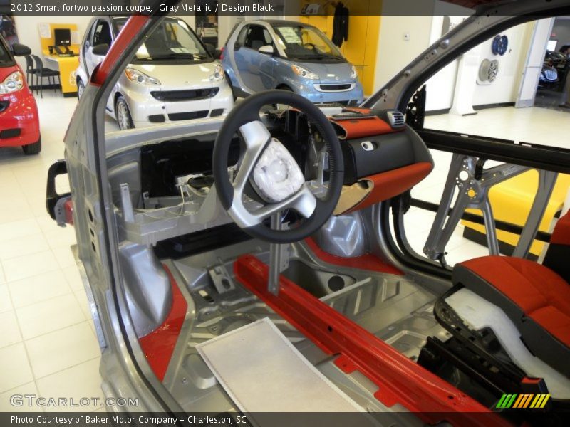 Gray Metallic / Design Black 2012 Smart fortwo passion coupe