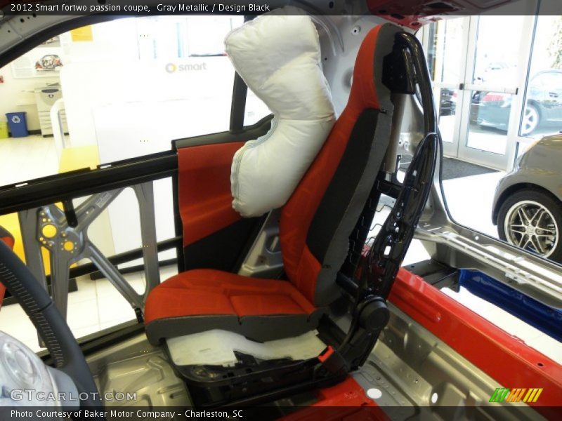Gray Metallic / Design Black 2012 Smart fortwo passion coupe