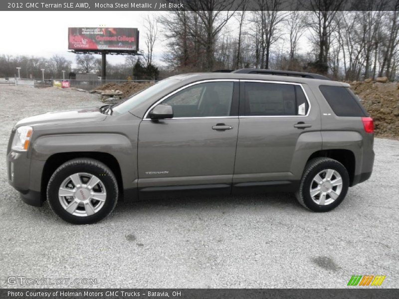 Mocha Steel Metallic / Jet Black 2012 GMC Terrain SLE AWD