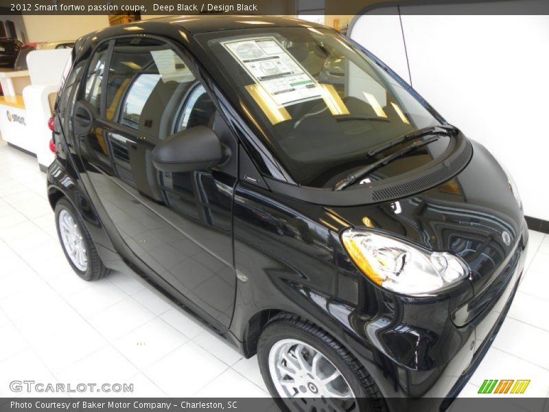 Deep Black / Design Black 2012 Smart fortwo passion coupe