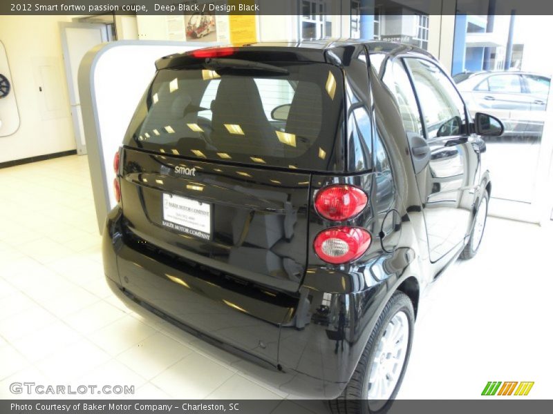 Deep Black / Design Black 2012 Smart fortwo passion coupe