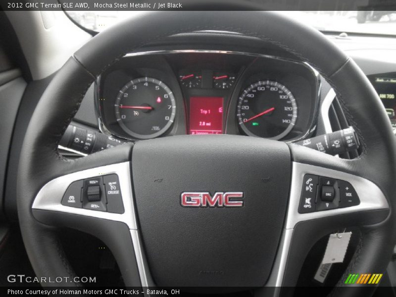 Mocha Steel Metallic / Jet Black 2012 GMC Terrain SLE AWD