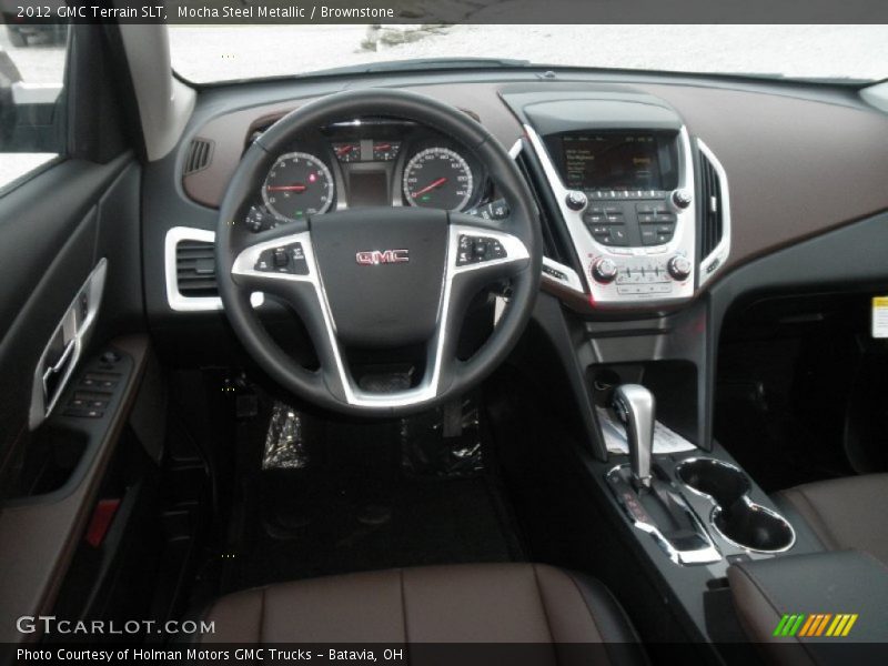 Mocha Steel Metallic / Brownstone 2012 GMC Terrain SLT