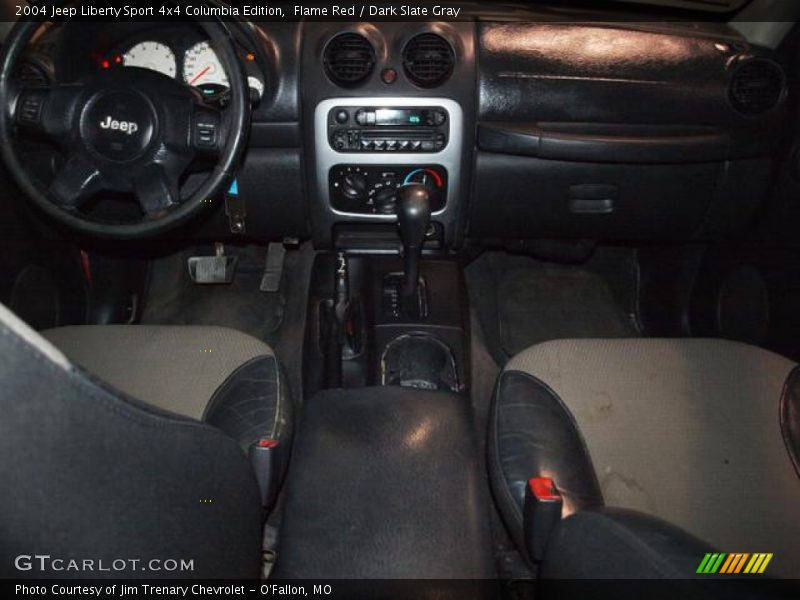 Flame Red / Dark Slate Gray 2004 Jeep Liberty Sport 4x4 Columbia Edition