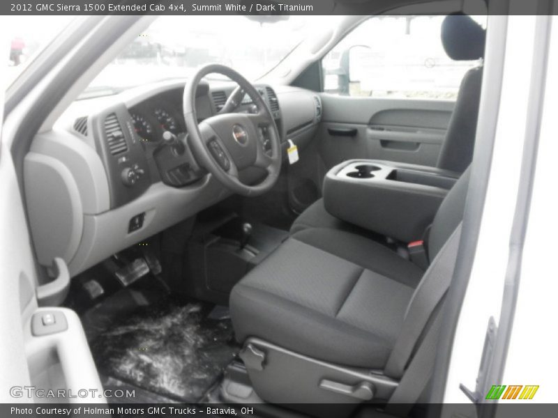Summit White / Dark Titanium 2012 GMC Sierra 1500 Extended Cab 4x4