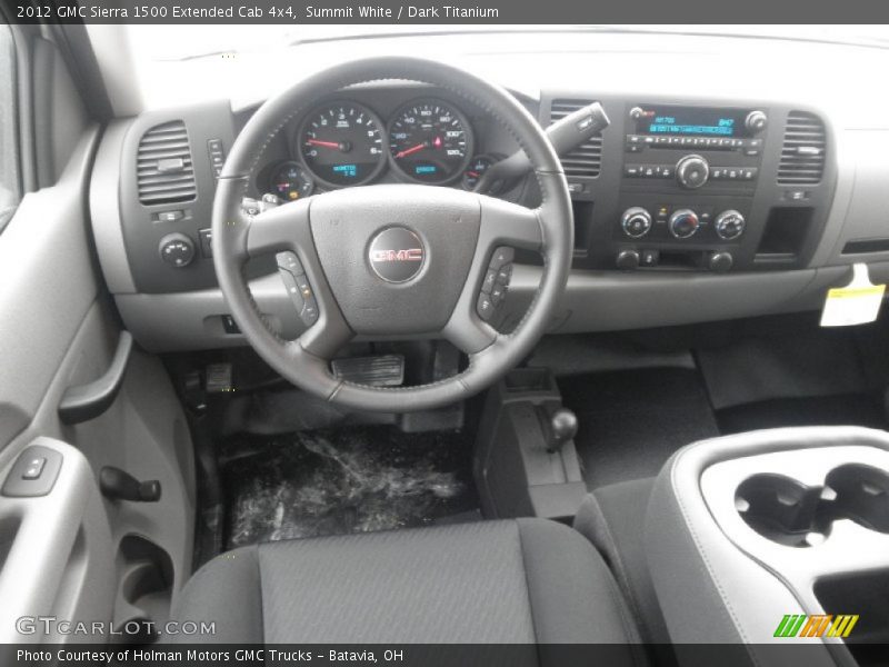 Summit White / Dark Titanium 2012 GMC Sierra 1500 Extended Cab 4x4