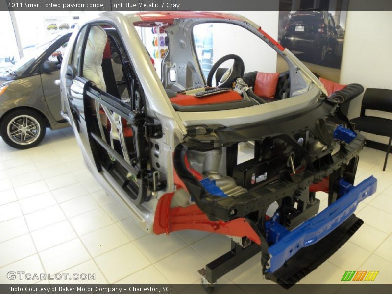 Frame Structure of a Smart car - 2011 Smart fortwo passion coupe