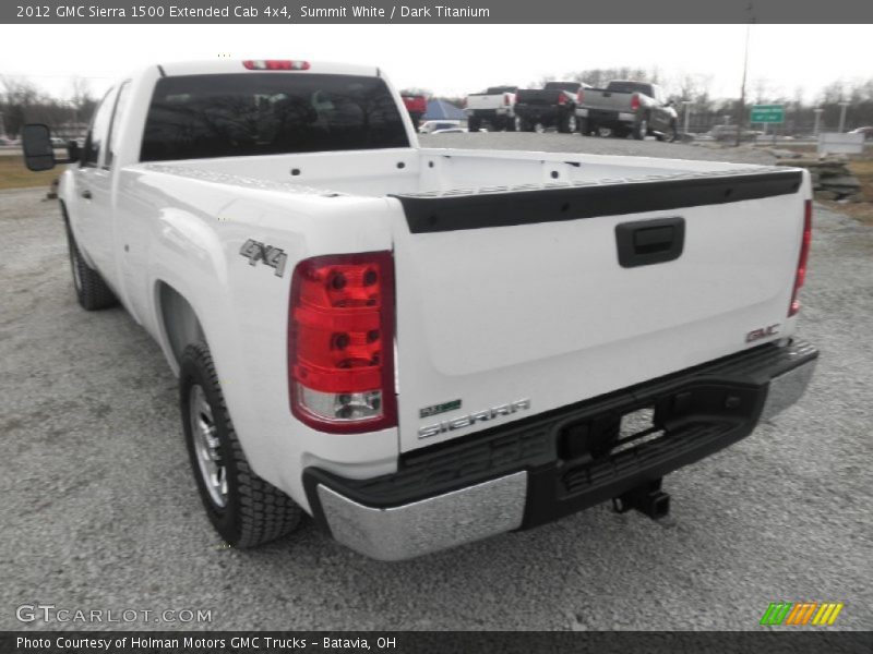 Summit White / Dark Titanium 2012 GMC Sierra 1500 Extended Cab 4x4