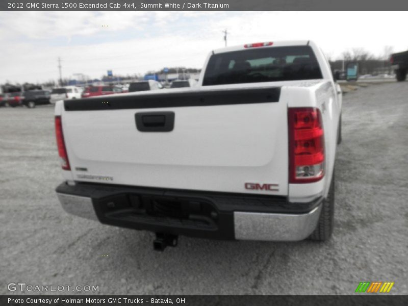 Summit White / Dark Titanium 2012 GMC Sierra 1500 Extended Cab 4x4