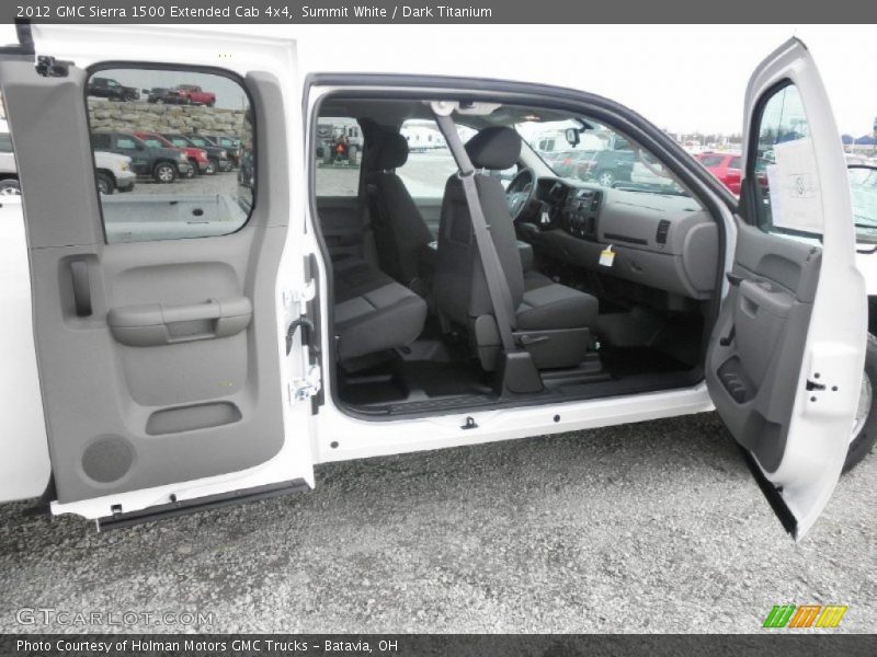 Summit White / Dark Titanium 2012 GMC Sierra 1500 Extended Cab 4x4