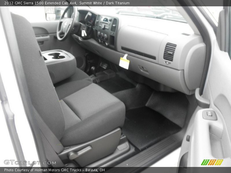 Summit White / Dark Titanium 2012 GMC Sierra 1500 Extended Cab 4x4