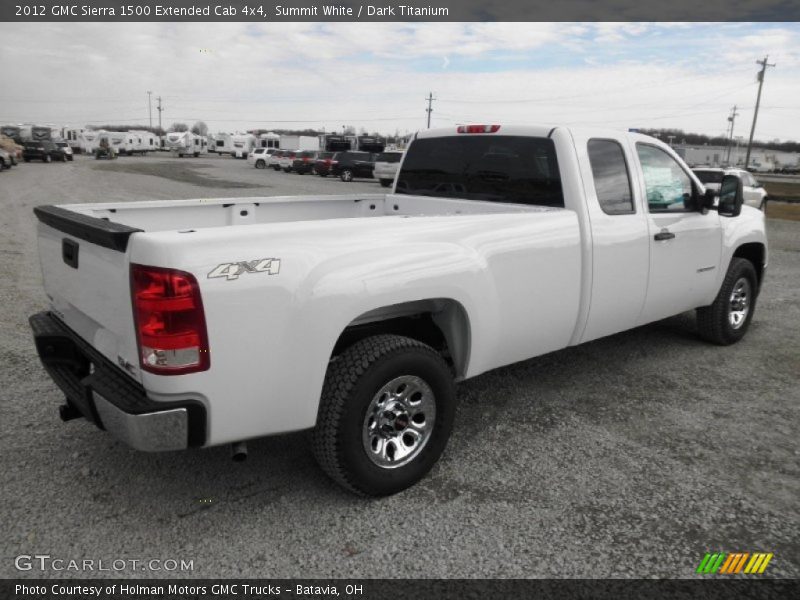 Summit White / Dark Titanium 2012 GMC Sierra 1500 Extended Cab 4x4