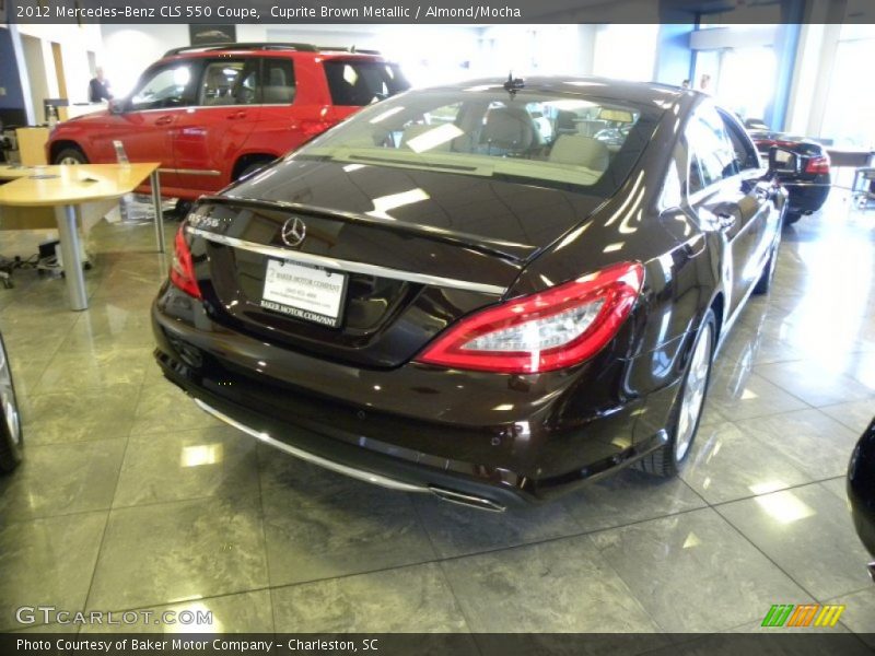 Cuprite Brown Metallic / Almond/Mocha 2012 Mercedes-Benz CLS 550 Coupe