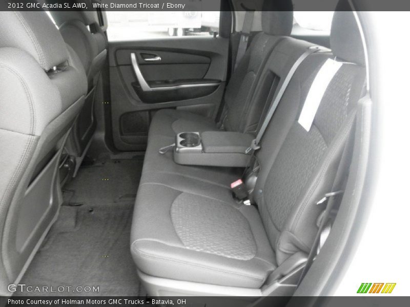 White Diamond Tricoat / Ebony 2012 GMC Acadia SL AWD