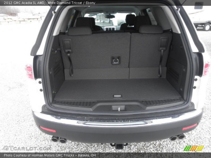 White Diamond Tricoat / Ebony 2012 GMC Acadia SL AWD