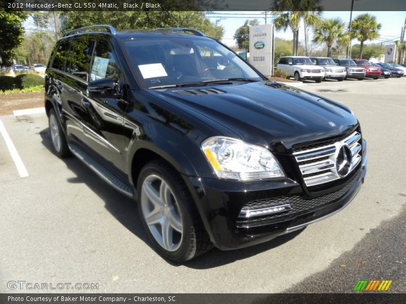 Black / Black 2012 Mercedes-Benz GL 550 4Matic