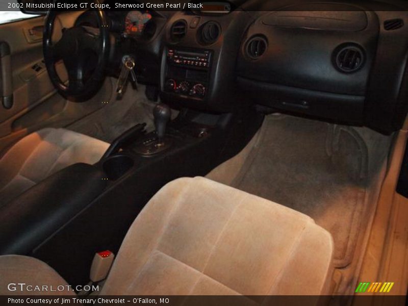 Sherwood Green Pearl / Black 2002 Mitsubishi Eclipse GT Coupe