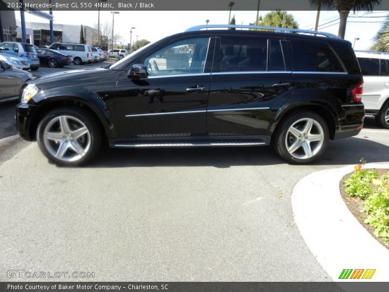 Black / Black 2012 Mercedes-Benz GL 550 4Matic