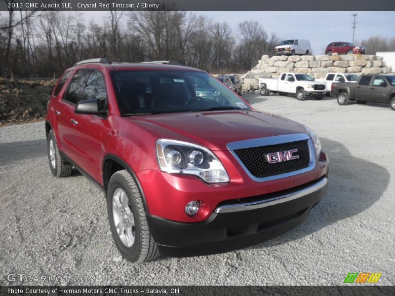 Crystal Red Tintcoat / Ebony 2012 GMC Acadia SLE