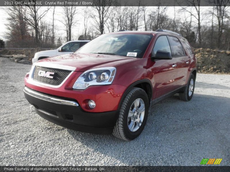 Crystal Red Tintcoat / Ebony 2012 GMC Acadia SLE