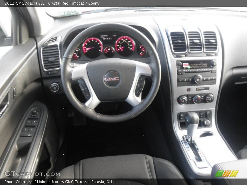 Crystal Red Tintcoat / Ebony 2012 GMC Acadia SLE