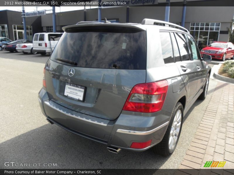 Sapphire Grey Metallic / Almond/Black 2012 Mercedes-Benz GLK 350
