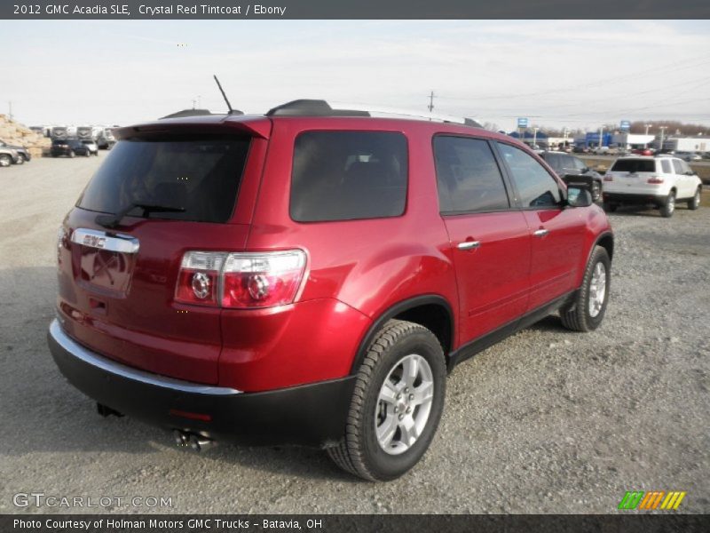 Crystal Red Tintcoat / Ebony 2012 GMC Acadia SLE