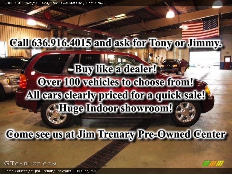 Red Jewel Metallic / Light Gray 2006 GMC Envoy SLT 4x4