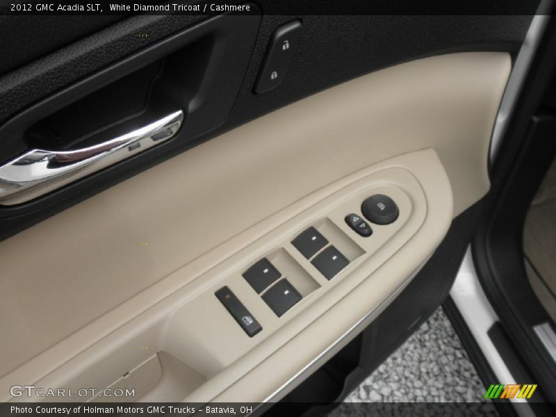 White Diamond Tricoat / Cashmere 2012 GMC Acadia SLT