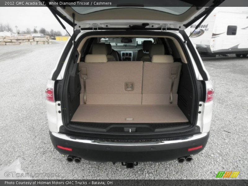 White Diamond Tricoat / Cashmere 2012 GMC Acadia SLT