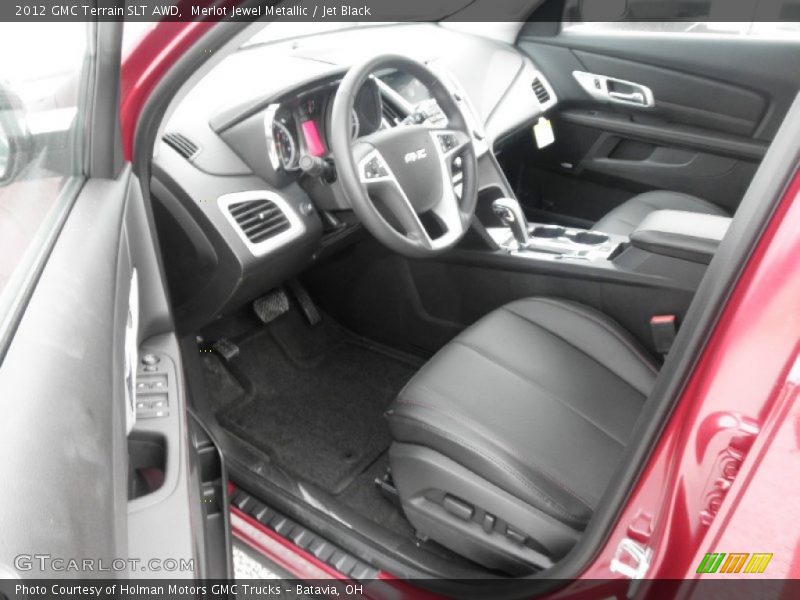 Merlot Jewel Metallic / Jet Black 2012 GMC Terrain SLT AWD