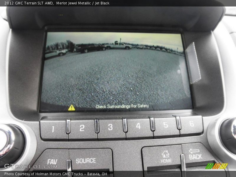Merlot Jewel Metallic / Jet Black 2012 GMC Terrain SLT AWD