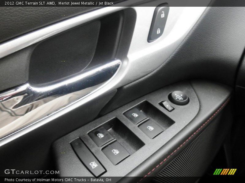 Merlot Jewel Metallic / Jet Black 2012 GMC Terrain SLT AWD