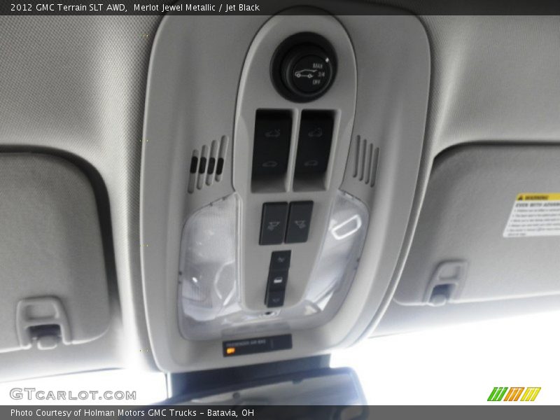 Merlot Jewel Metallic / Jet Black 2012 GMC Terrain SLT AWD