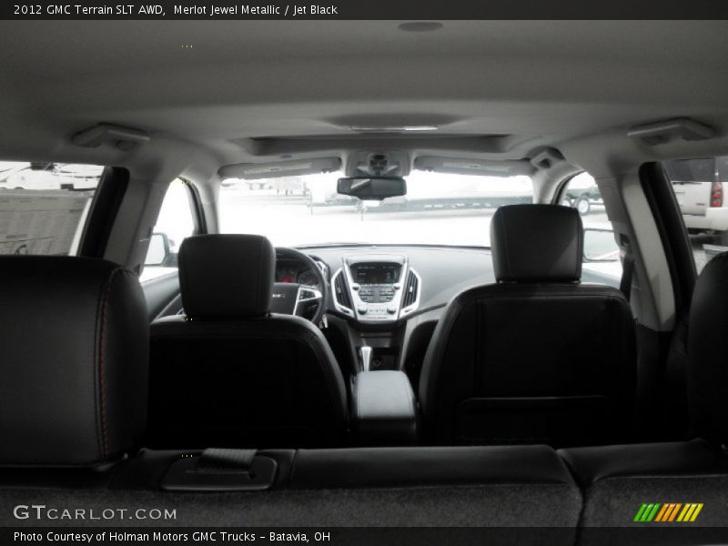 Merlot Jewel Metallic / Jet Black 2012 GMC Terrain SLT AWD