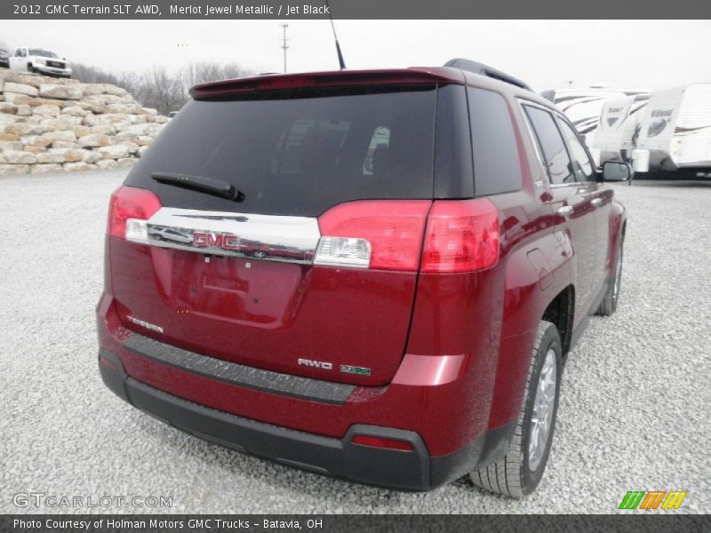 Merlot Jewel Metallic / Jet Black 2012 GMC Terrain SLT AWD