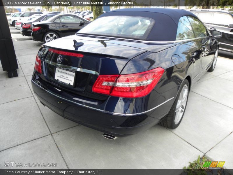 Lunar Blue Metallic / Almond/Mocha 2012 Mercedes-Benz E 350 Cabriolet