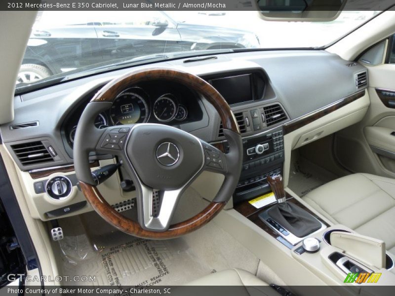 Lunar Blue Metallic / Almond/Mocha 2012 Mercedes-Benz E 350 Cabriolet