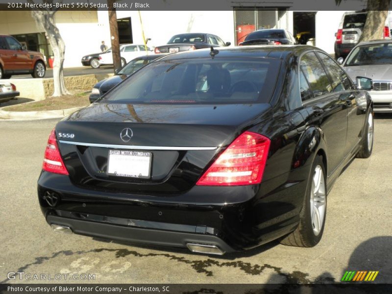 Black / Black 2012 Mercedes-Benz S 550 Sedan