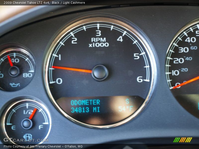 Black / Light Cashmere 2009 Chevrolet Tahoe LTZ 4x4