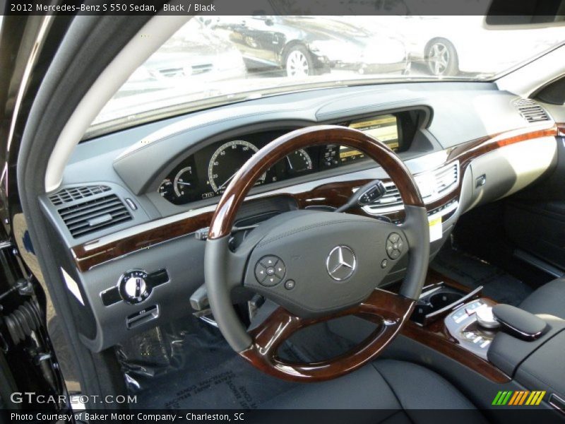 Black / Black 2012 Mercedes-Benz S 550 Sedan