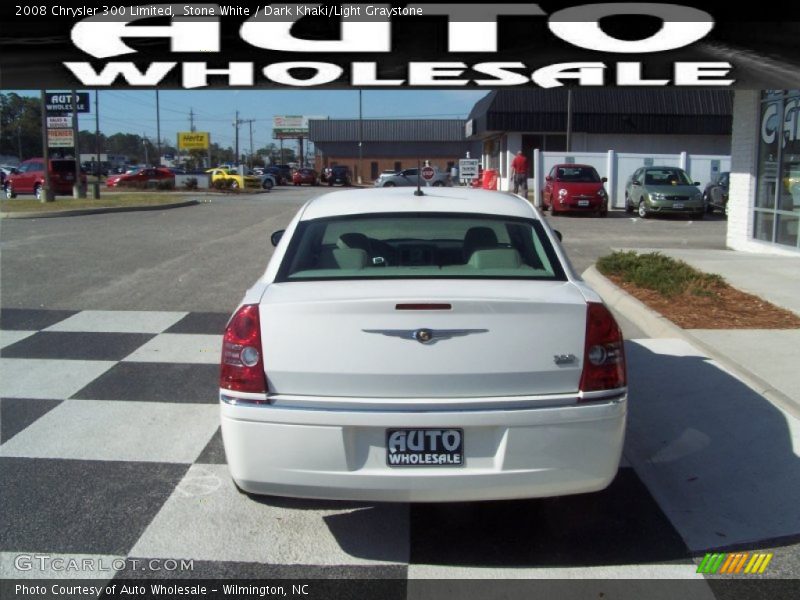 Stone White / Dark Khaki/Light Graystone 2008 Chrysler 300 Limited