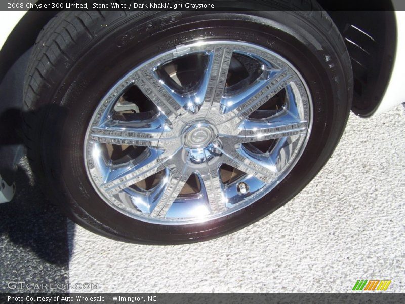 Stone White / Dark Khaki/Light Graystone 2008 Chrysler 300 Limited