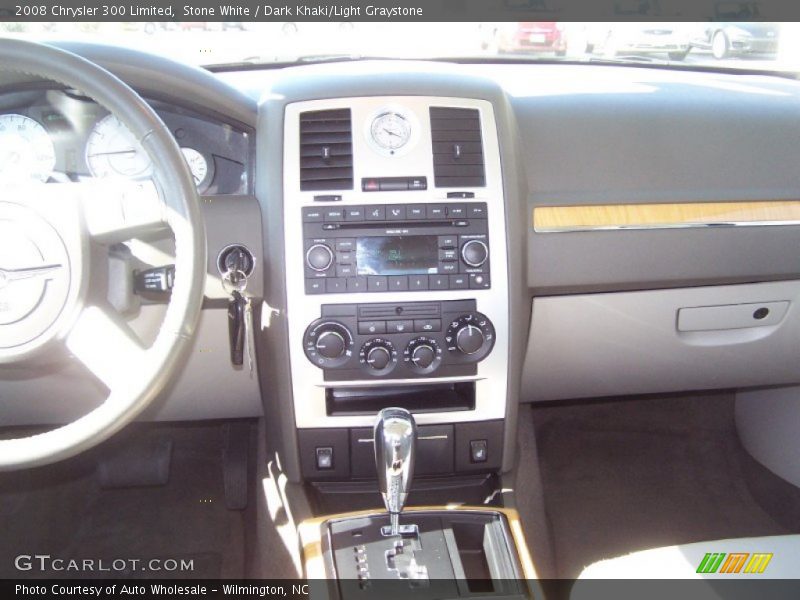 Stone White / Dark Khaki/Light Graystone 2008 Chrysler 300 Limited