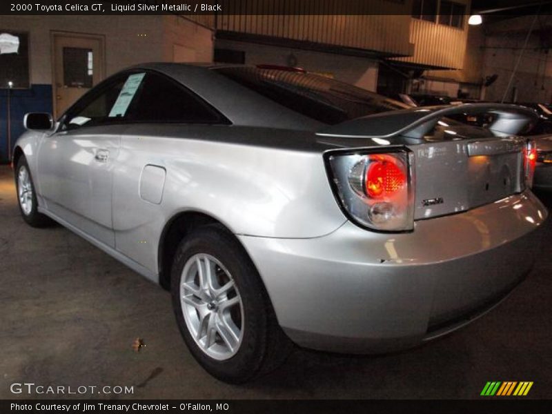Liquid Silver Metallic / Black 2000 Toyota Celica GT