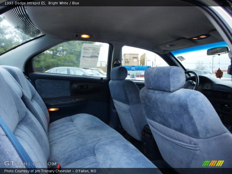 Bright White / Blue 1993 Dodge Intrepid ES