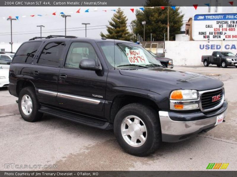 Carbon Metallic / Neutral/Shale 2004 GMC Yukon SLT 4x4